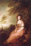 Thomas Gainsborough Mrs.Richard Brinsley Sheridan Germany oil painting artist